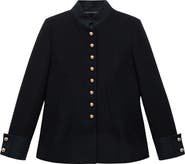 MANGO Fitted Cotton Blend Jacket