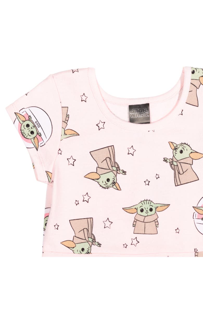 Star Wars Short Sleeve Skater Dress, Alternate, color, Pink