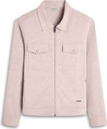 Bugatchi Soft Touch Zip Knit Shirt Jacket