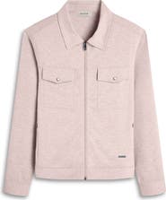 Bugatchi Soft Touch Zip Knit Shirt Jacket