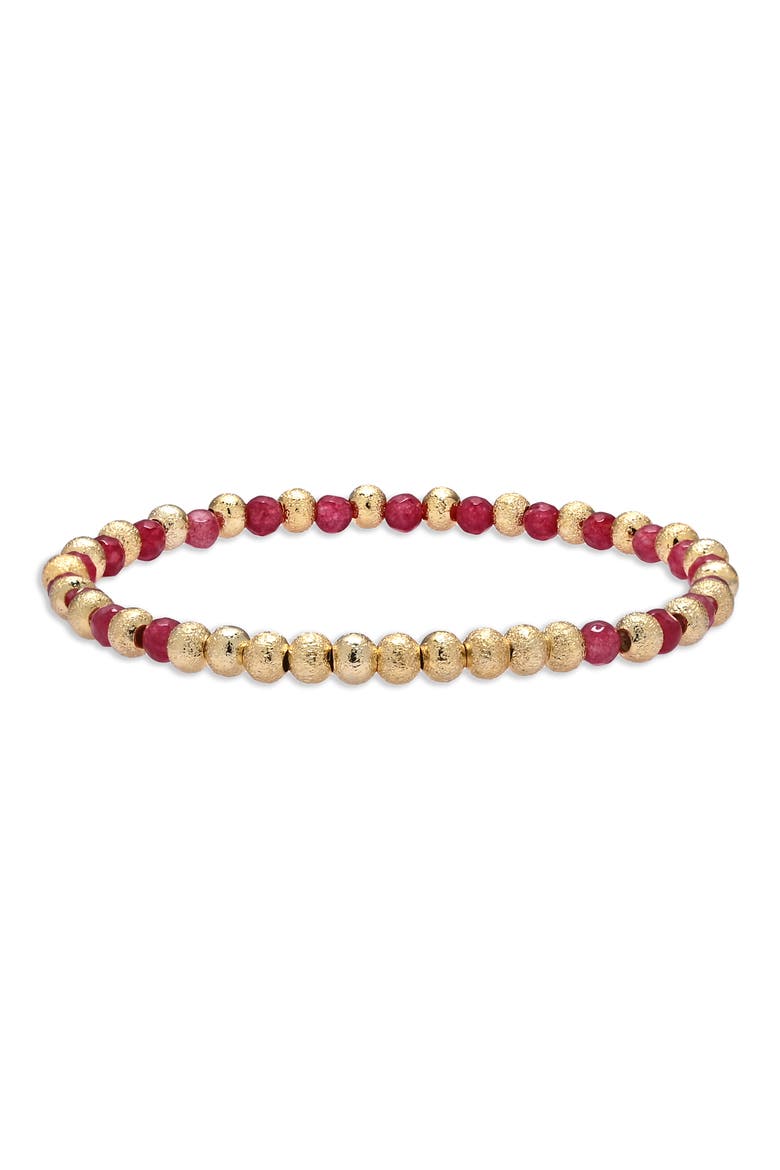 Daphne Set of 3 Stretch Bracelets, Alternate, color, GOLD