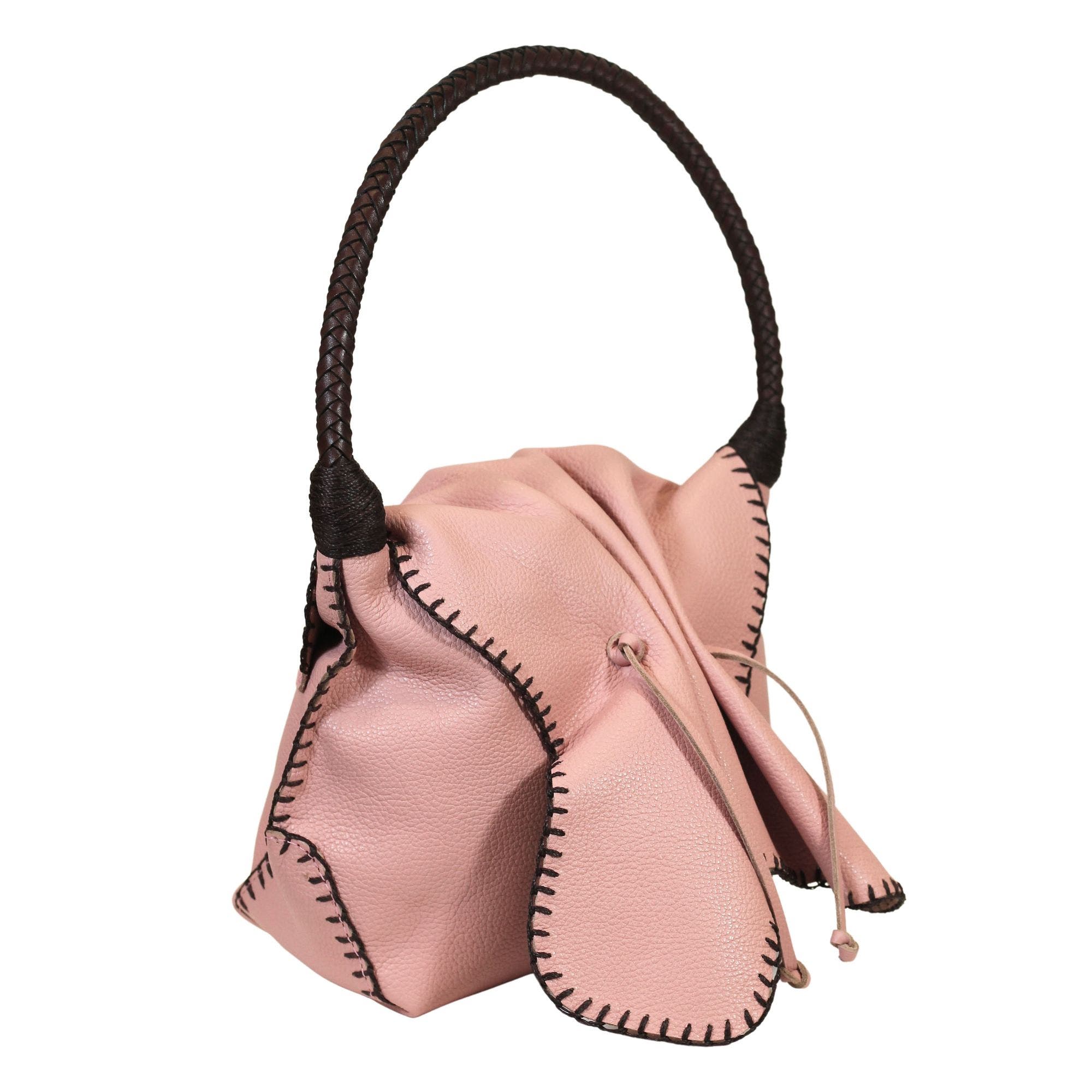 Shoulder Butterfly Leather Bag, Alternate, color, Dusty Rose