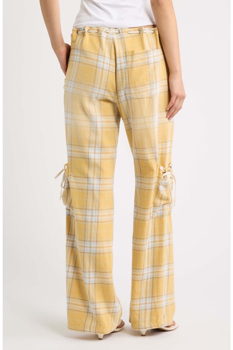 Vellora Low Rise Check Trousers, Alternate, color, MULTI