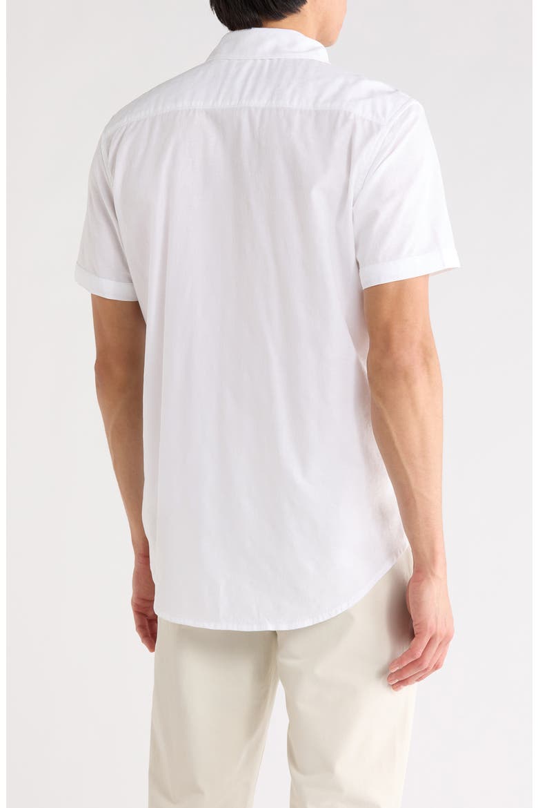 Stellman Short Sleeve Woven Shirt, Alternate, color, WHITE