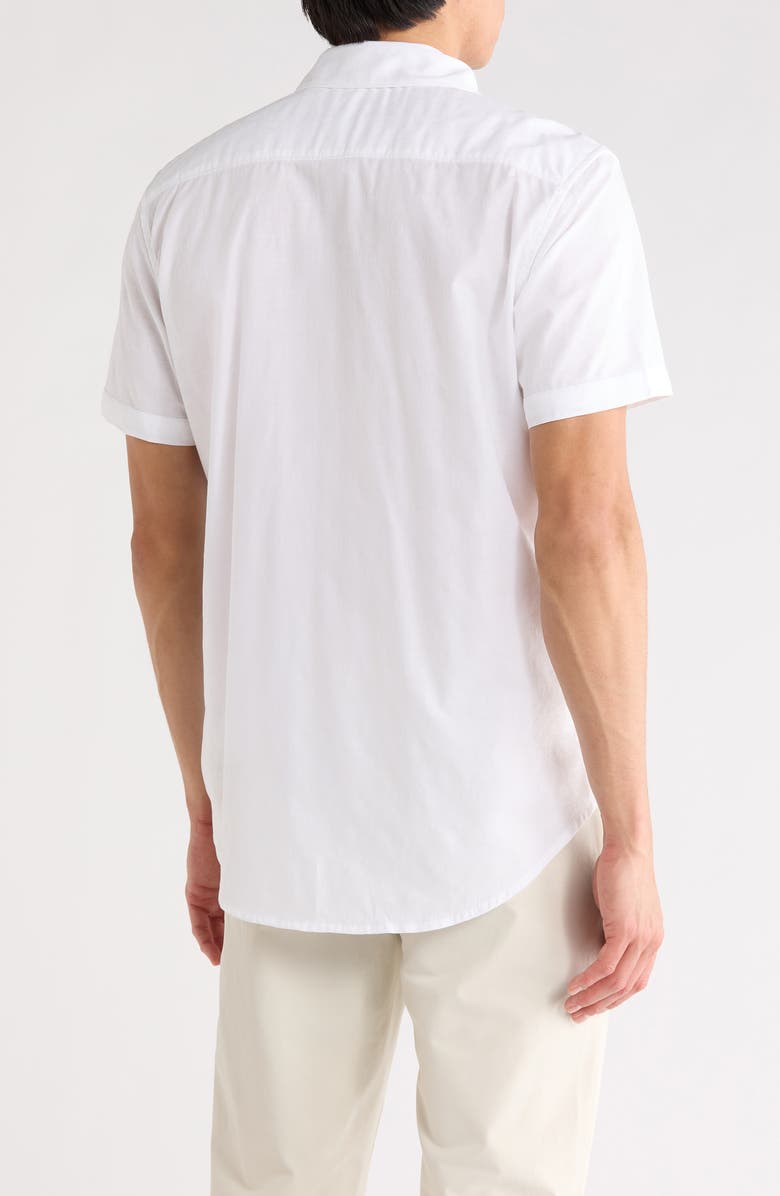 Robert Graham Stretch Cotton Button-Up Shirt, Alternate, color, White