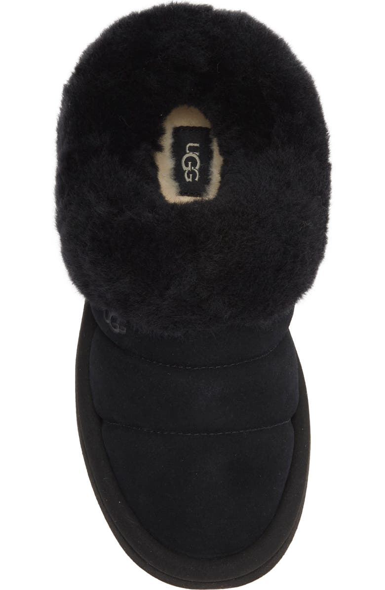 UGG<sup>®</sup> Kids' Tazzlita Faux Fur Clog, Alternate, color, Black