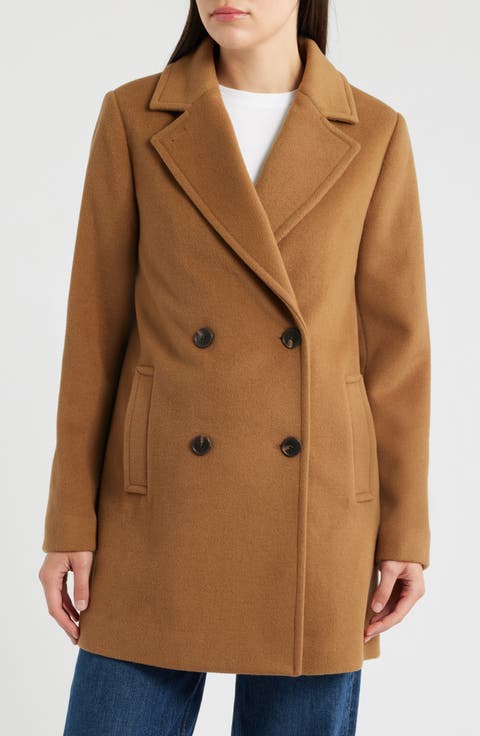 Wool Blend Peacoat