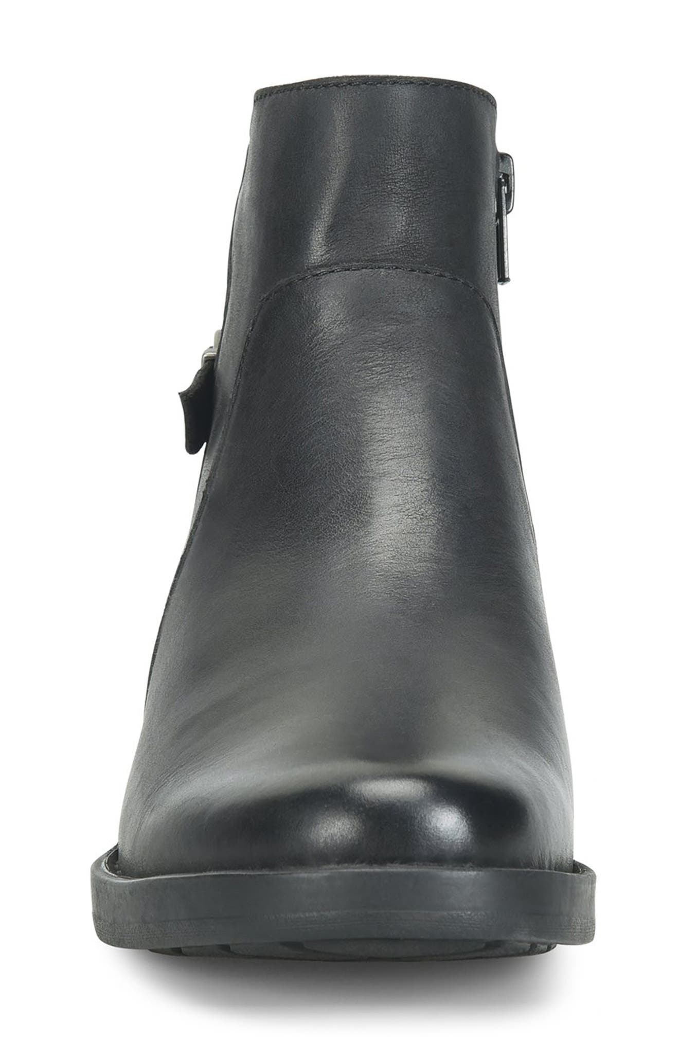Børn Carney Boot, Alternate, color, Black Leather