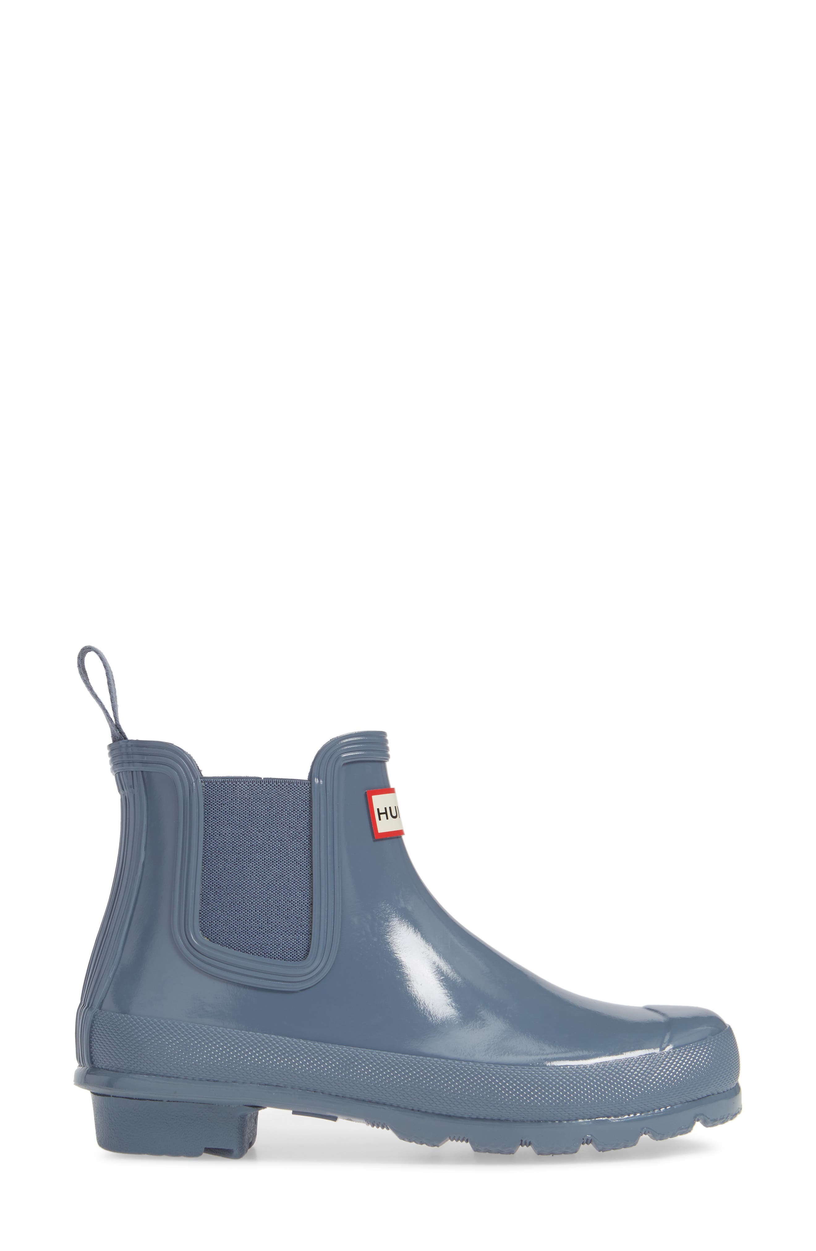 Original Gloss Waterproof Chelsea Boot, Alternate, color, GULL GRAY