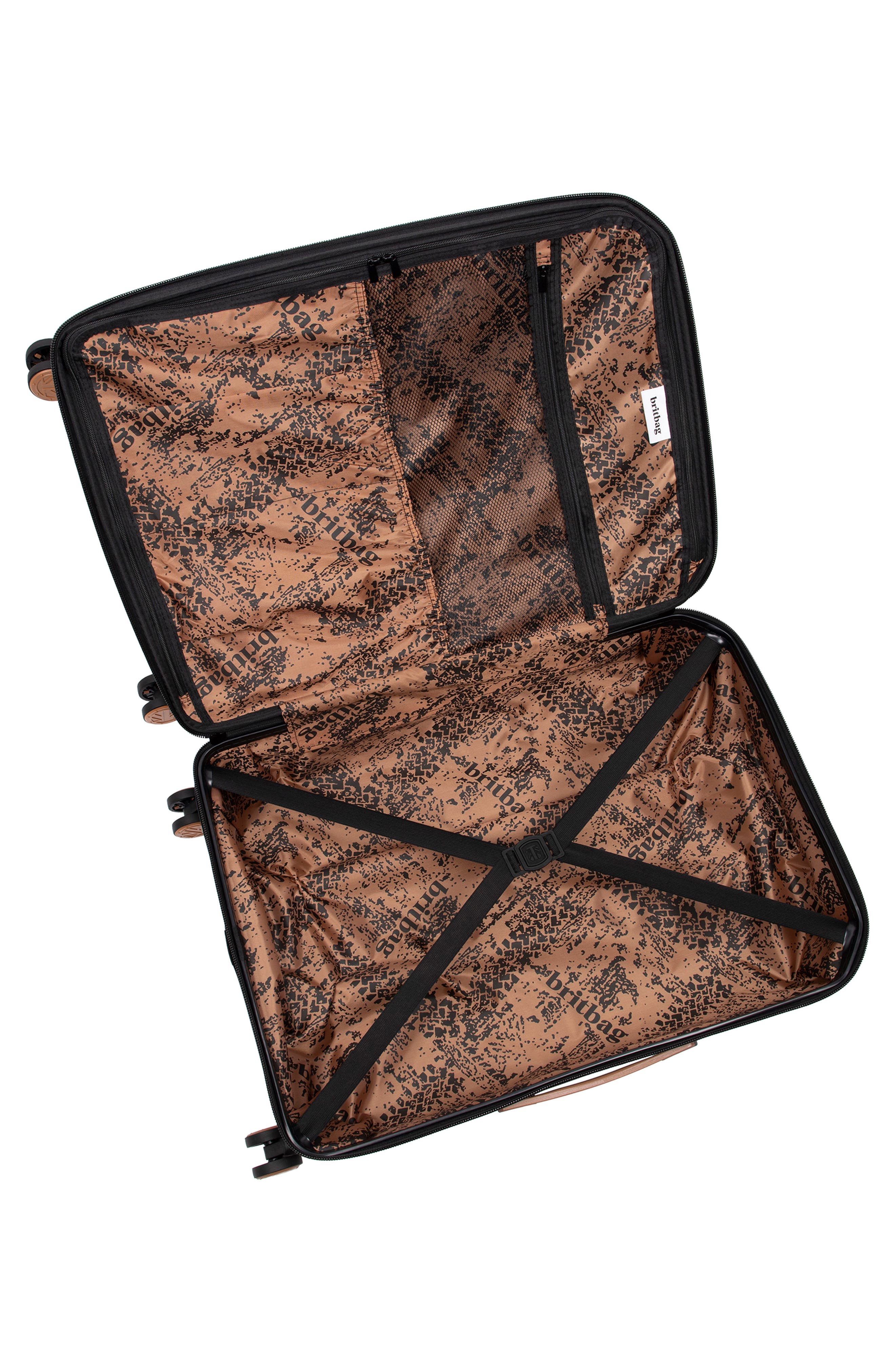 Britbag Vesuvius 31-Inch Hardside Spinner Luggage, Alternate, color, Black