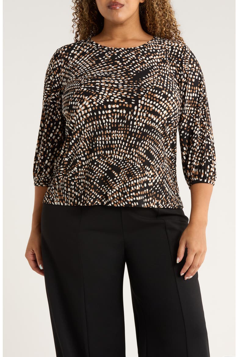 Scattered Dot Top, Main, color, JONES BLACK MULTI