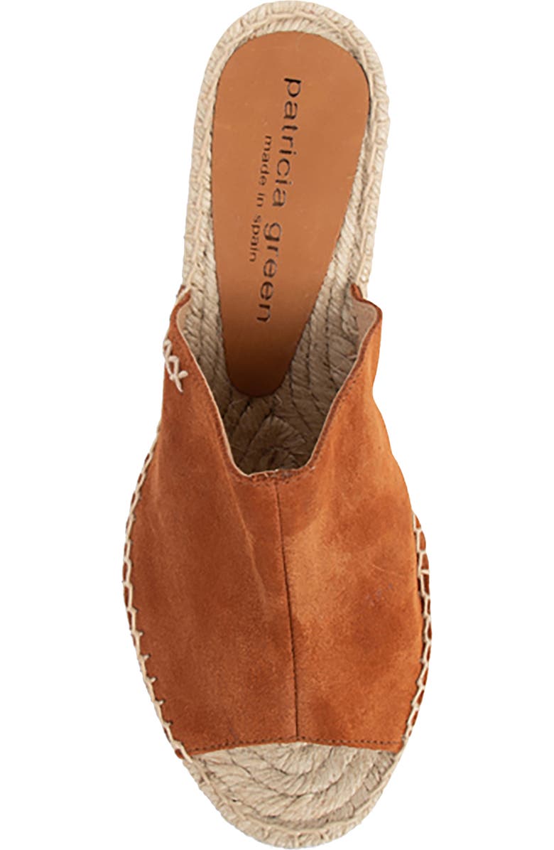 patricia green Shen Espadrille Mule, Alternate, color, Cognac Suede