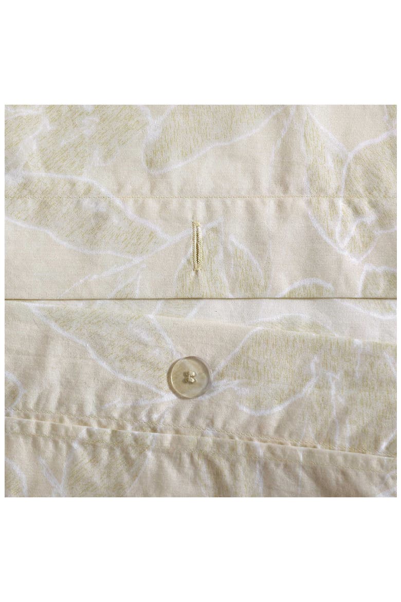 Yellow Leaves 200 Thread Count Cotton Duvet Cover & Shams Set, Alternate, color, LIGHT / MEDIUM YELLOW