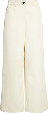 Toccin Nell Cotton Twill Wide Leg Pants