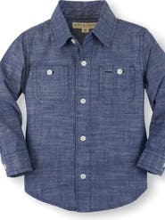 Hope & Henry Kids' Organic Long Sleeve Chambray Shirt