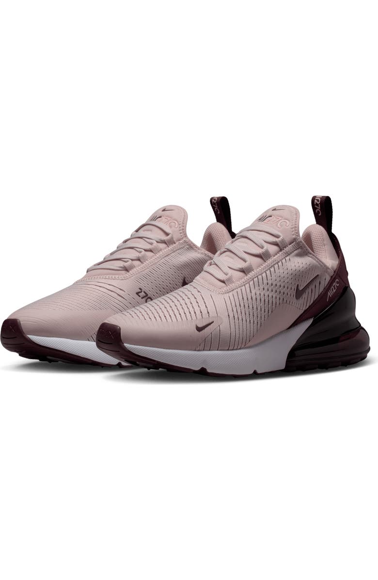 Nike Air Max 270 Sneaker, Main, color, Clay Red/ Burgundy Crush