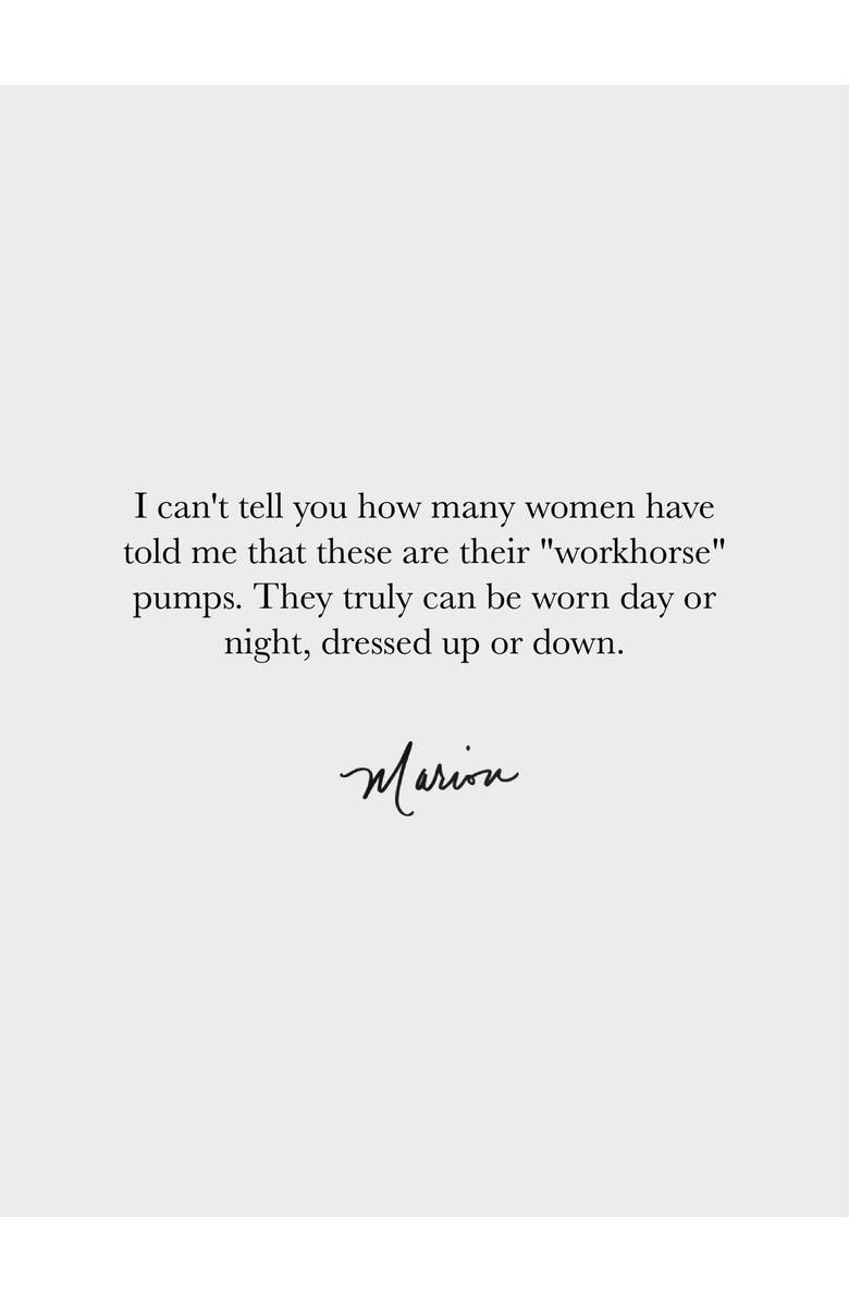 MARION PARKE Classic Pump 85 | Suede, Alternate, color, Powder