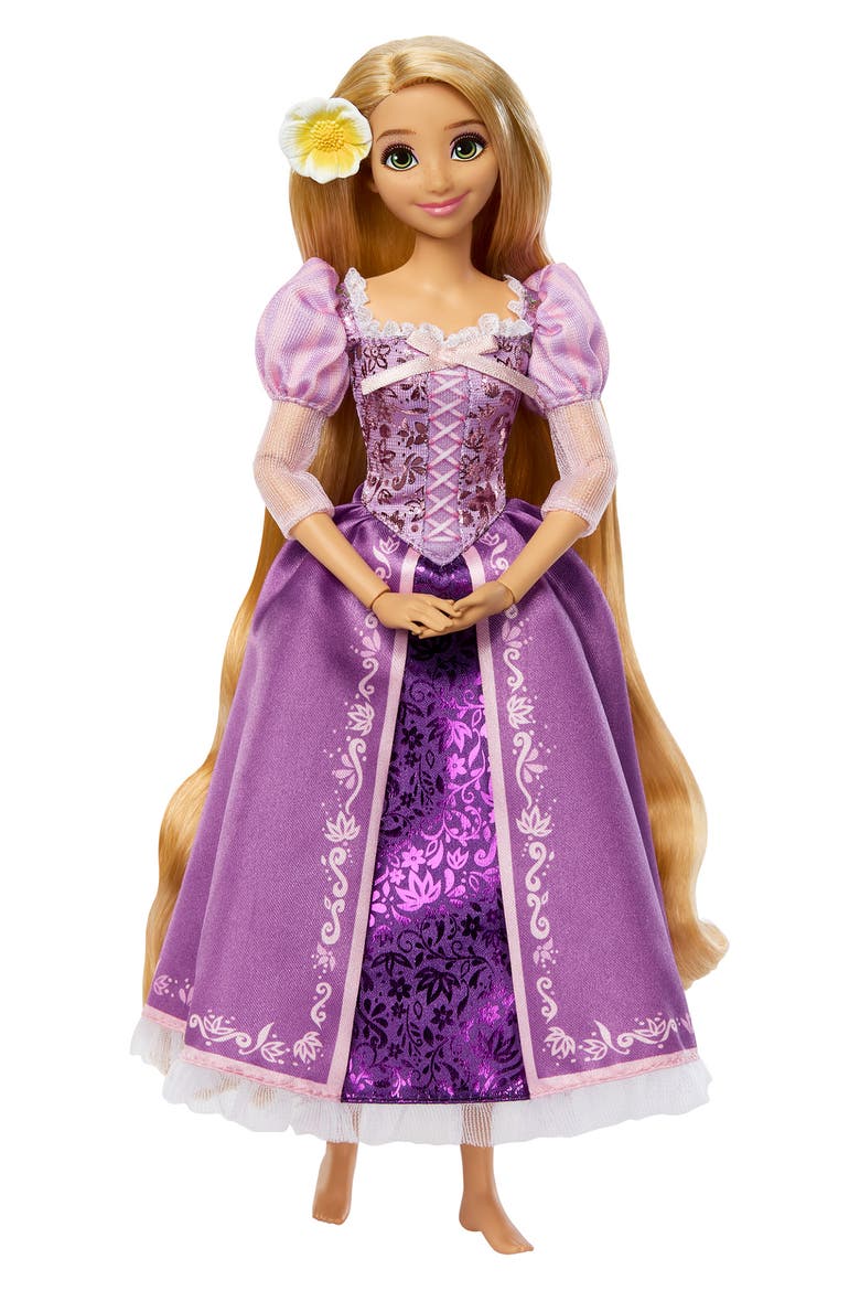 Sparkling Princess Series Rapunzel Fashion Doll with Removable Dress & Accessories, Alternate, color, RAPUNZEL