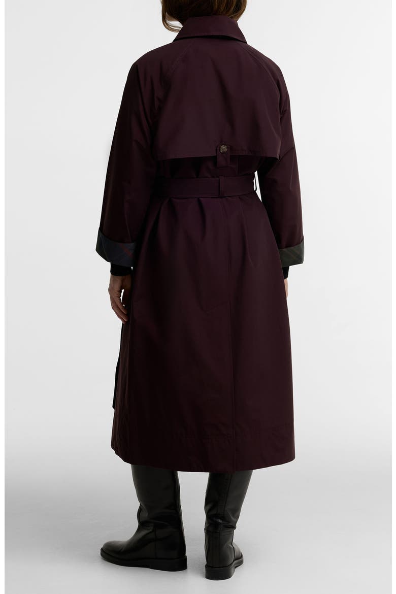 Antonella Showerproof Belted Coat, Alternate, color, FIG/ SHADOW CLASSIC