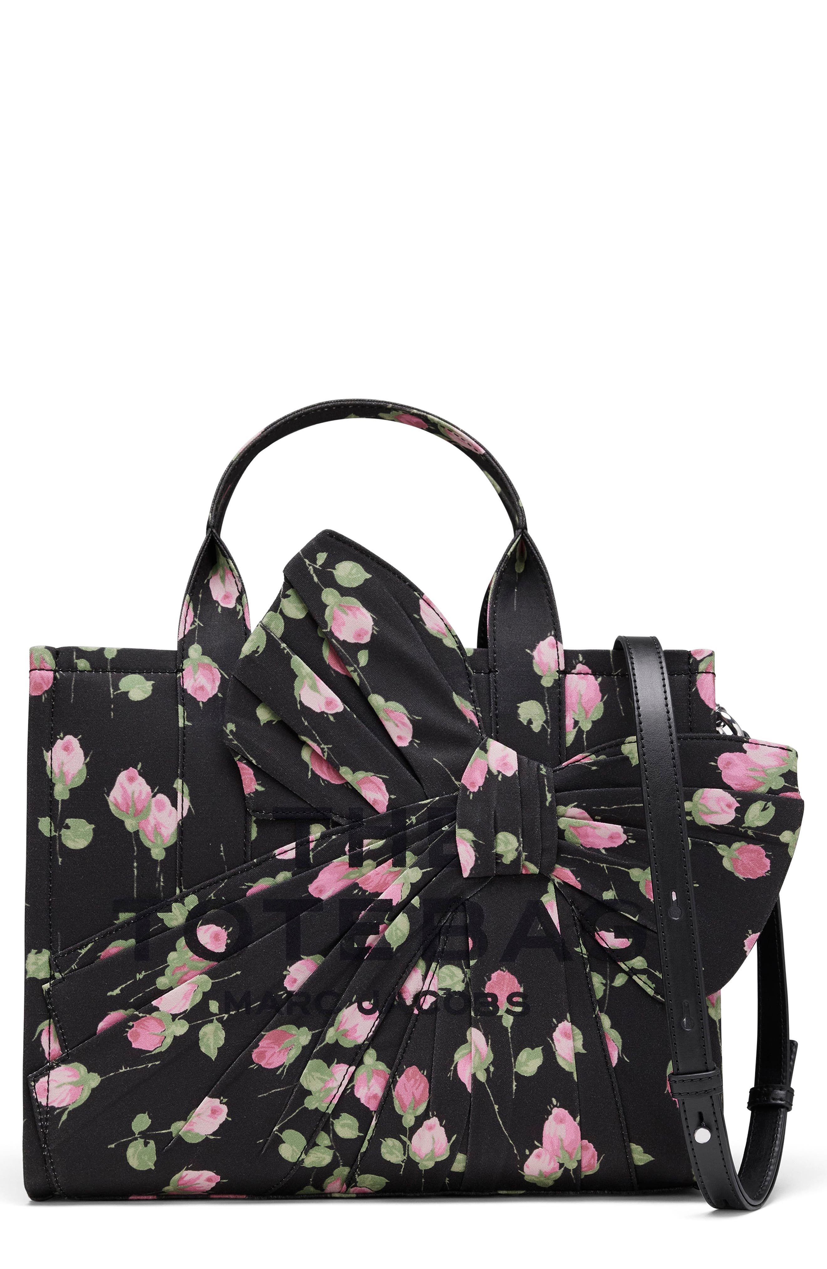 The Medium Tote Bag, Main, color, BLACK MULTI