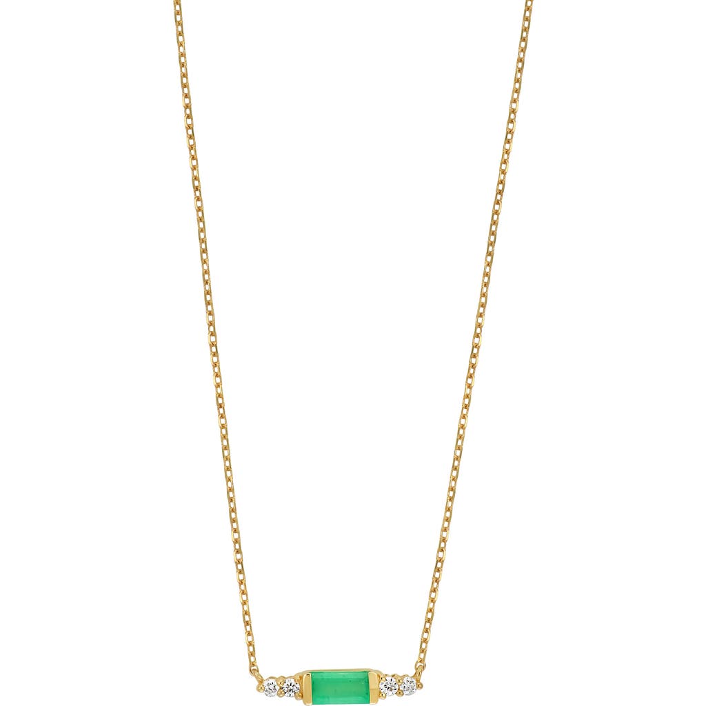 Bony Levy El Mar Emerald & Diamond Pendant Necklace In Gold