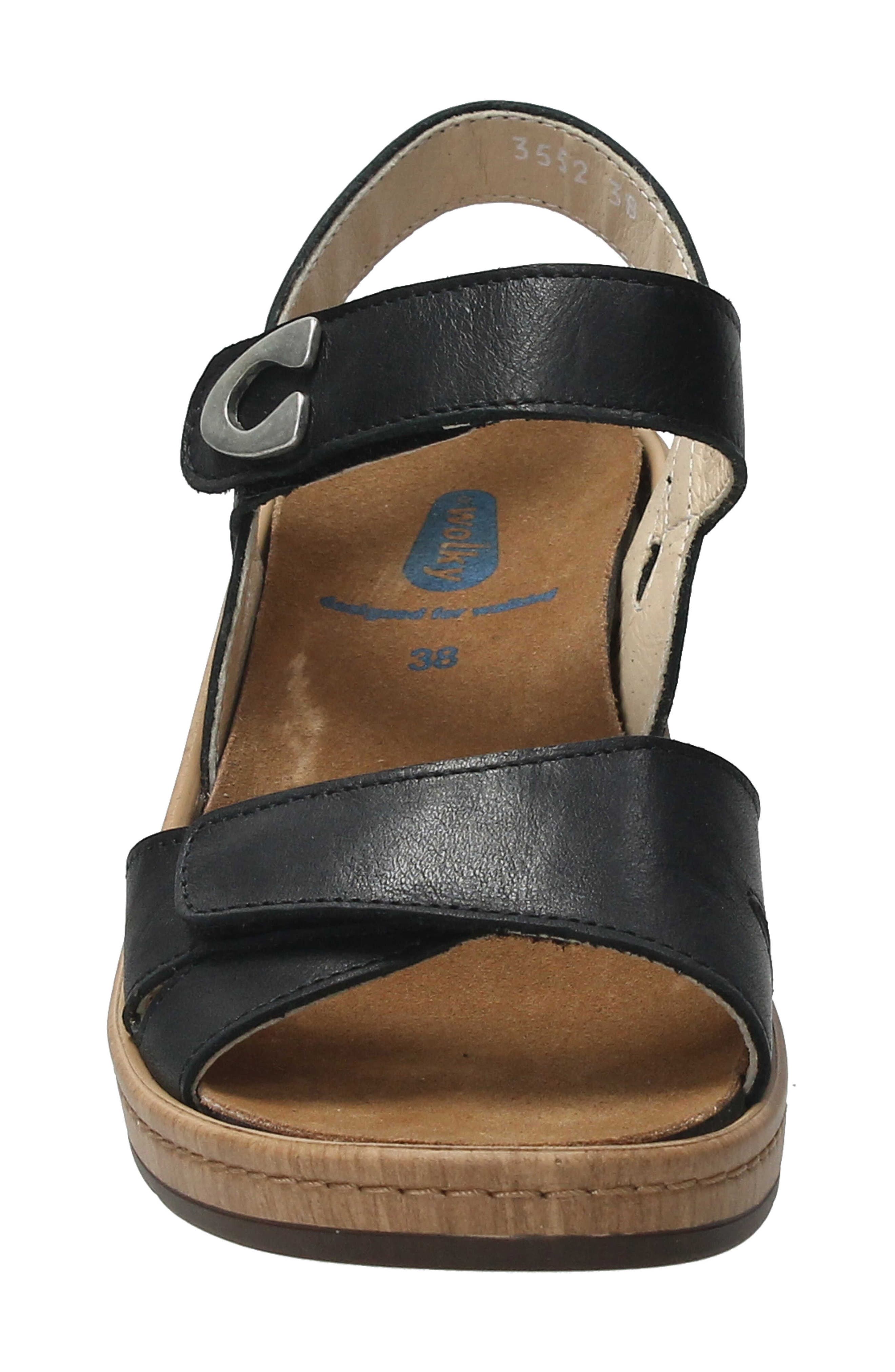 Wolky Sanibel Platform Wedge Sandal, Alternate, color, 