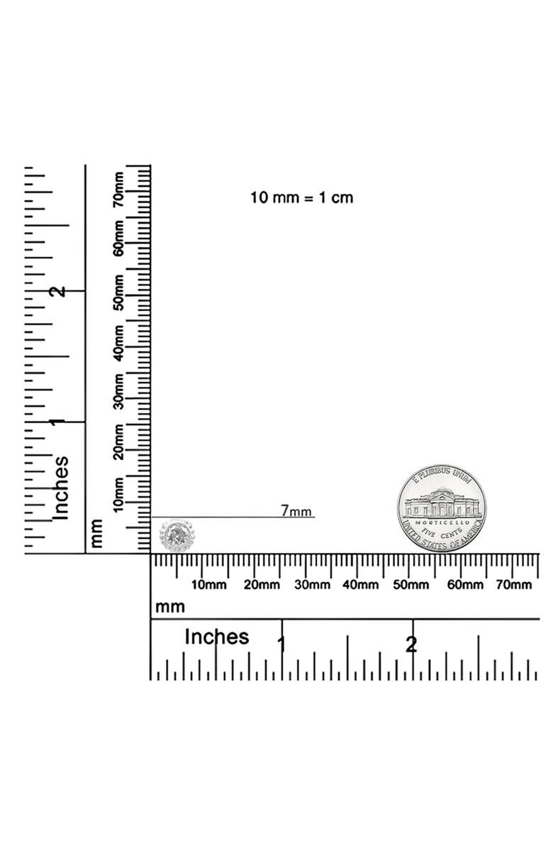 Haus of Brilliance 10K White Gold 1/4 Cttw Bezel-Set Diamond Solitaire Floral Pendant 18" Necklace, Alternate, color, White