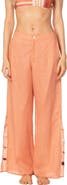 KIBYS Sunset Bazaar Zenda Linen Pant With Gems