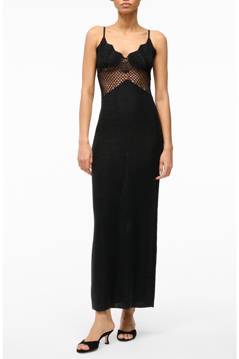 Tara Maxi Dress, Main, color, BLACK