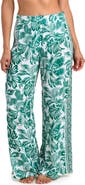 La Blanca Botanical Brocade Wide Leg Cover-Up Pants