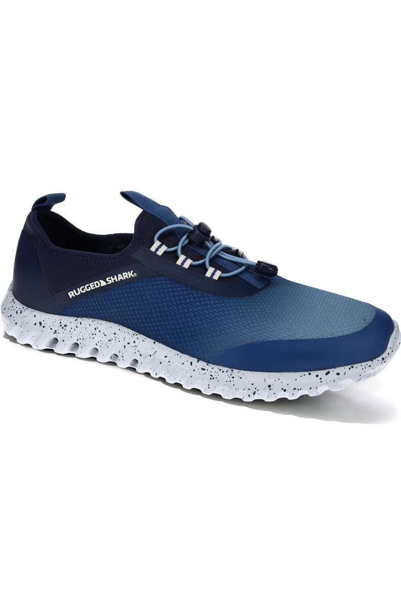 RUGGED SHARK Mens Cay Water Shoes, Main, color, Navy