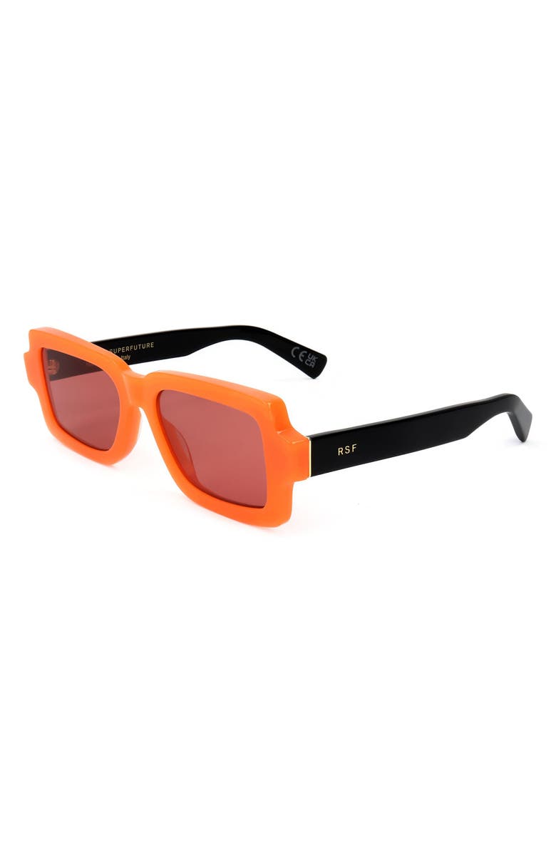 SUPER by RETROSUPERFUTURE<sup>®</sup> 54mm Square Sunglasses, Alternate, color, Orange