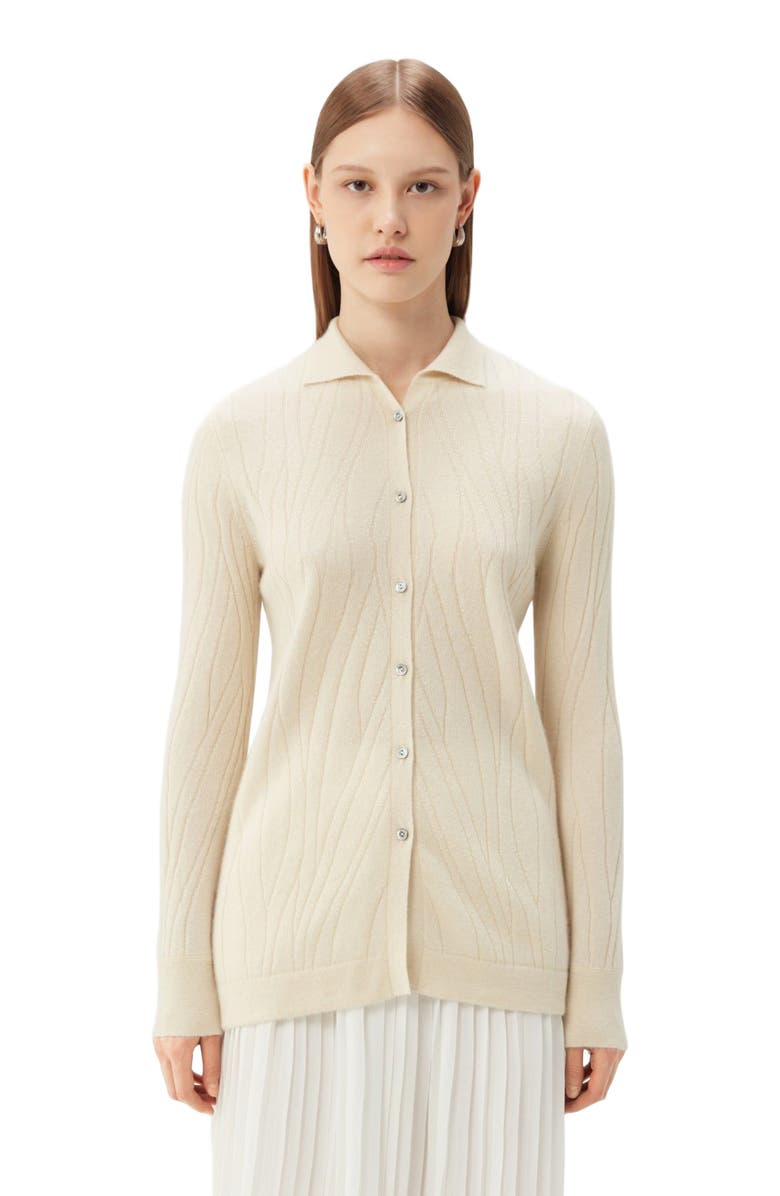 GOBI Mongolian Cashmere Cashmere Cardigan, Alternate, color, 