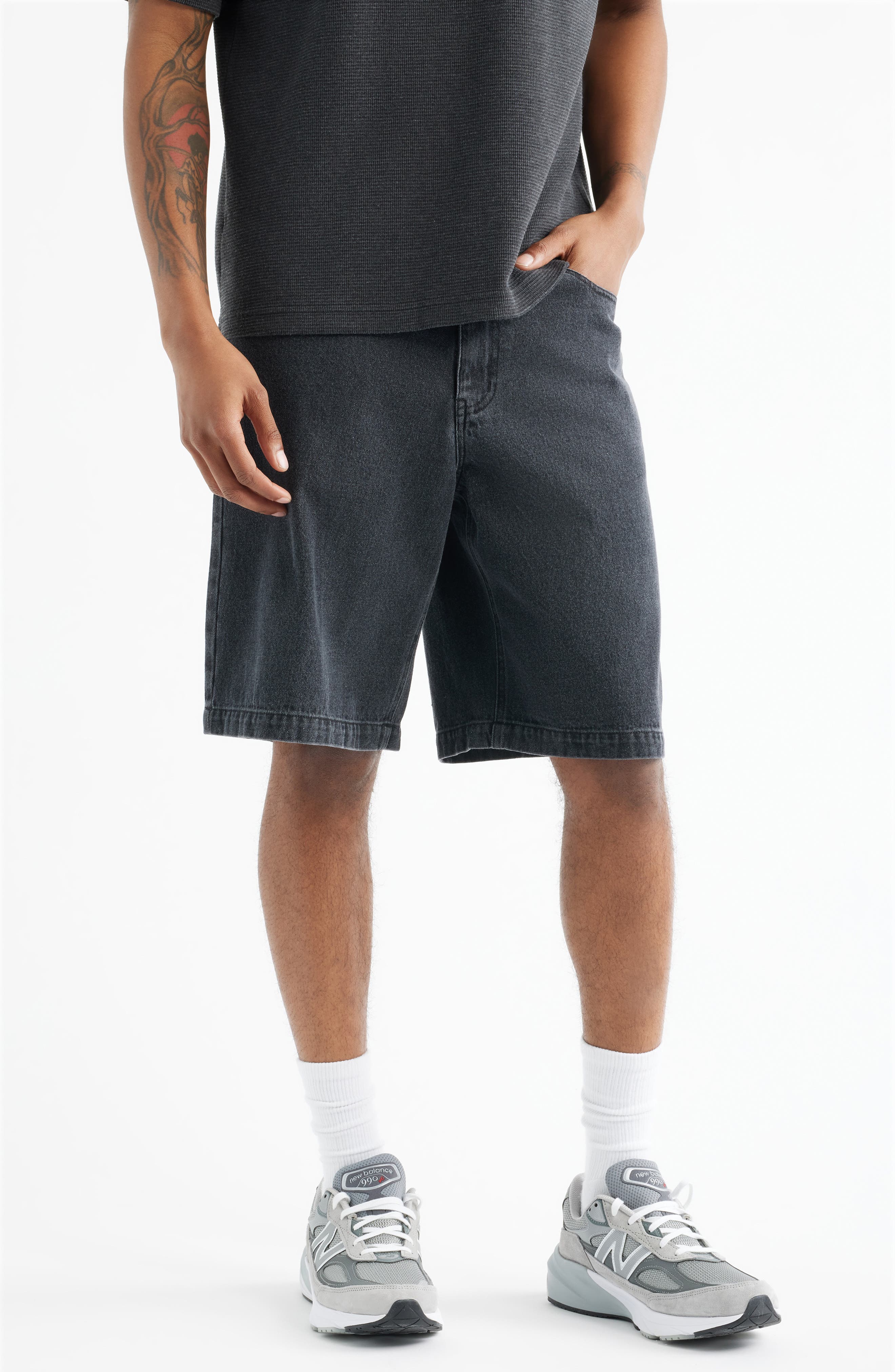 Baggy Denim Shorts