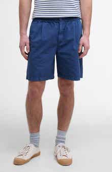 Barbour Rickfell Pleated Cotton Ripstop Shorts