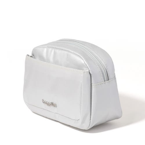 Baggallini Small Pocket Cosmetic Bag In Silver