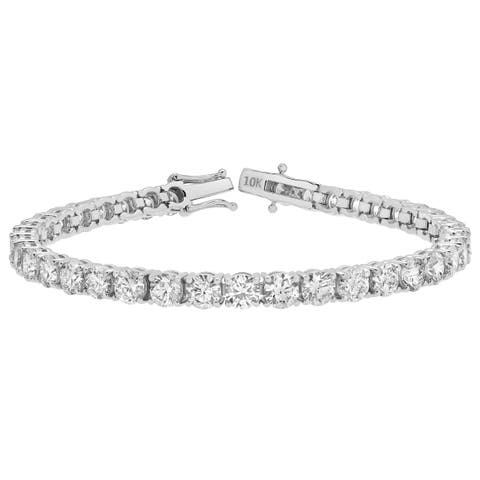 15Luv 10K Gold Lab Grown Diamond Tennis Bracelets - 18.9 Carats