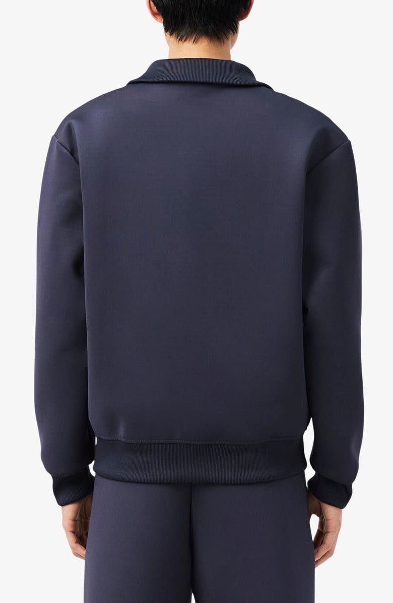 Lacoste Paris Knit Bomber Jacket, Alternate, color, Graphite