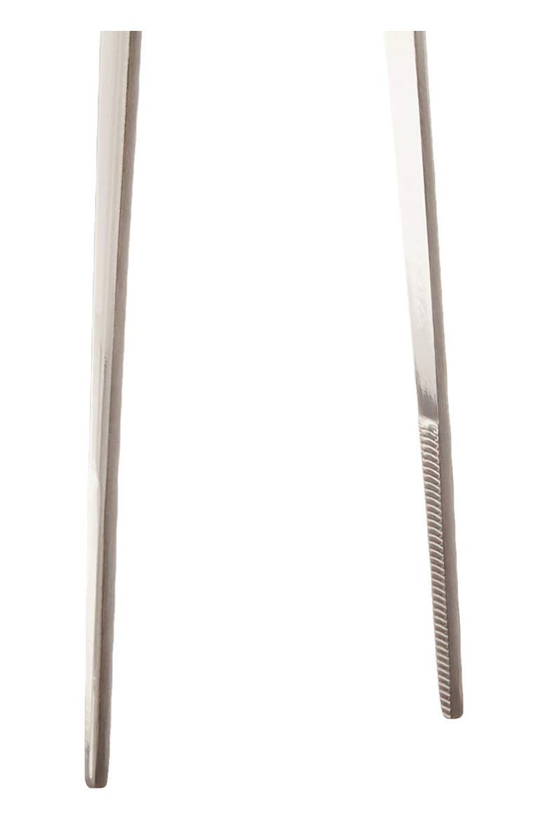 18/10 Stainless Steel Inch Tweezer Tongs, 12-Inch, Alternate, color, Silver
