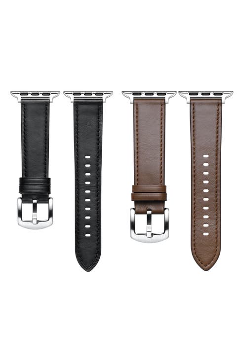 Drake 2-Pack Assorted Leather Apple Watch® Watchbands