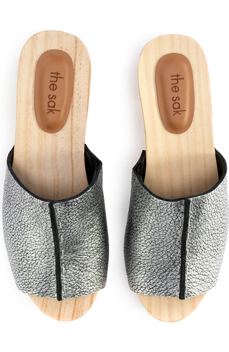 The Sak Ella Clog Sandal, Alternate, color, Dark Silver