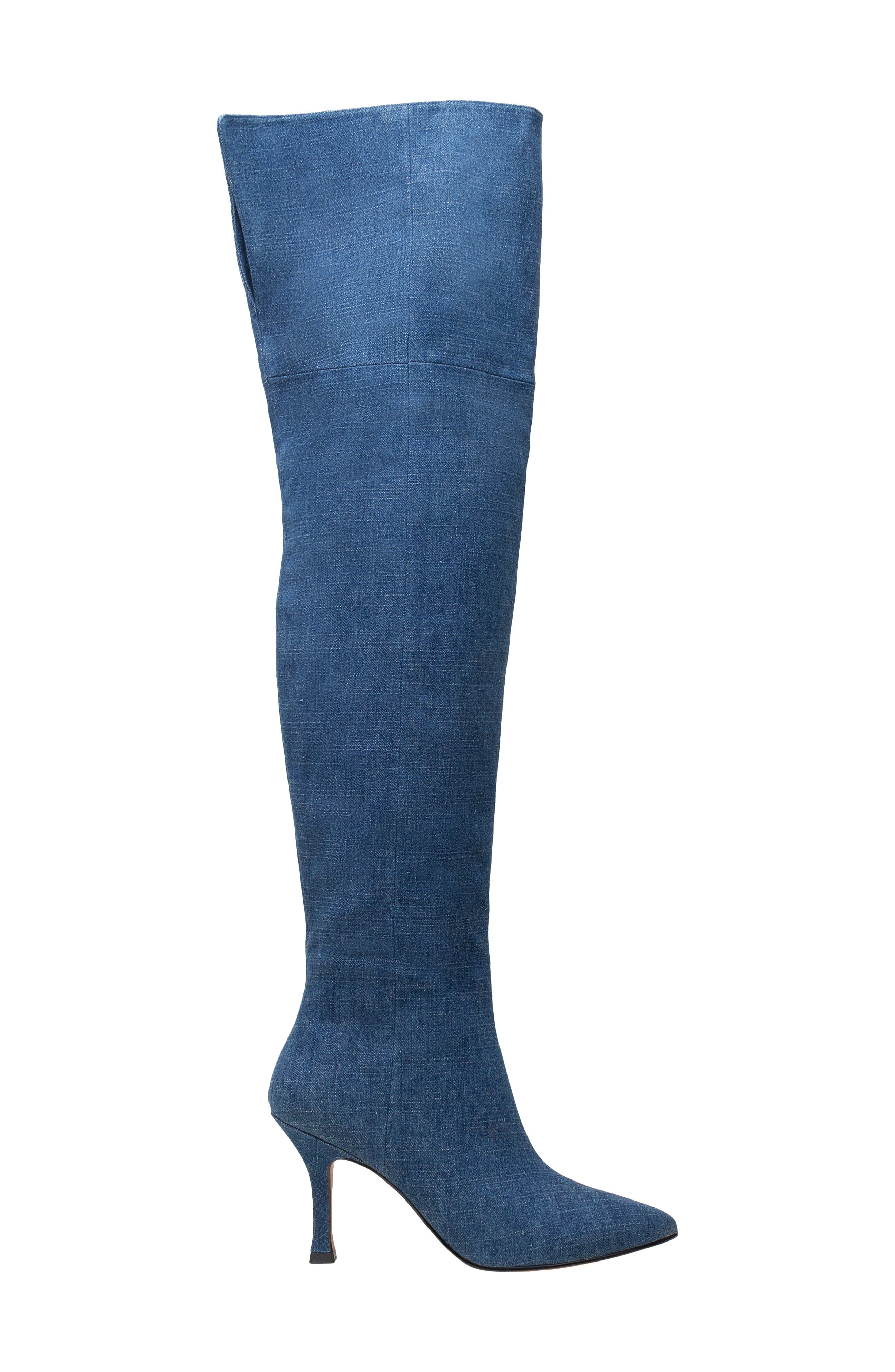 Ace Over the Knee Boot, Alternate, color, DARK BLUE