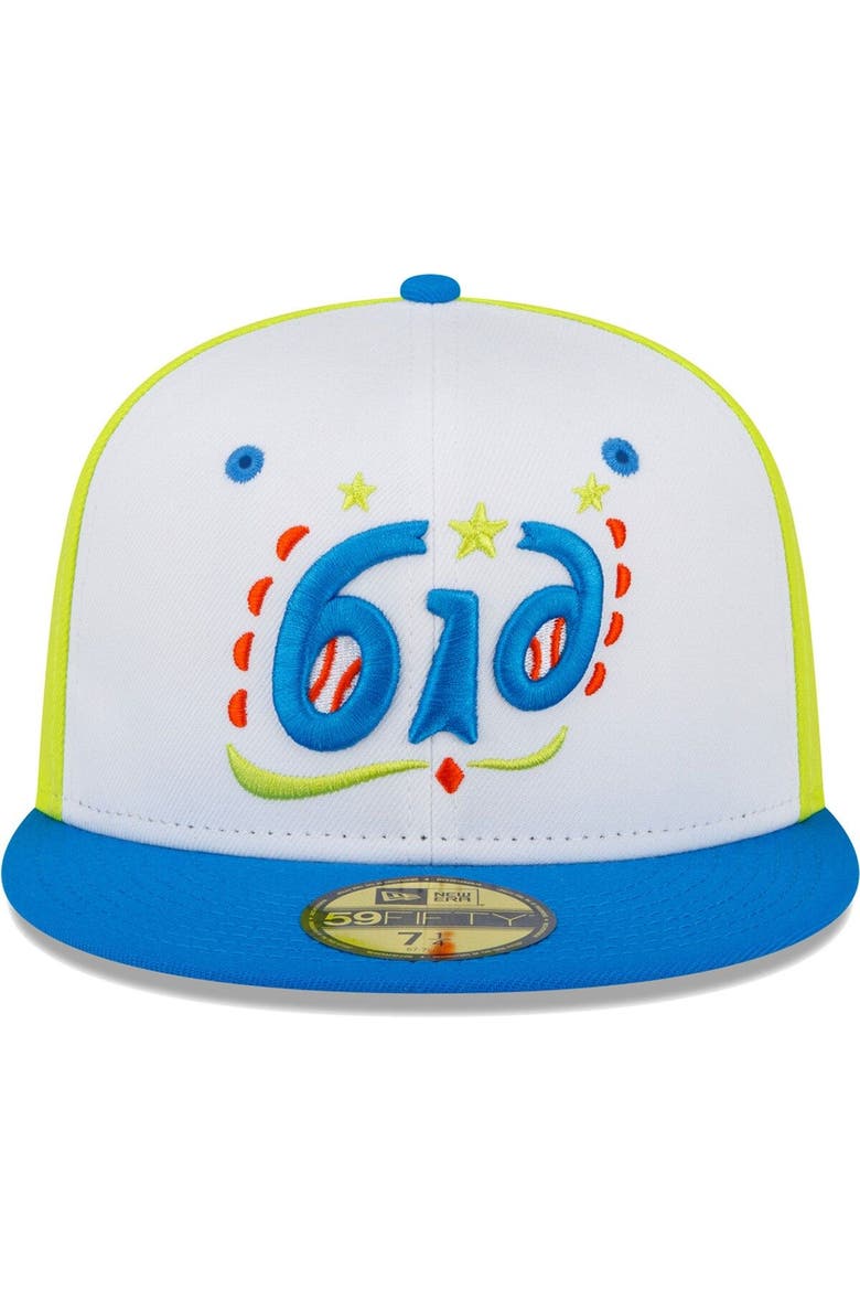Men's New Era White West Michigan Whitecaps Copa De La Diversion 59FIFTY Fitted Hat, Alternate, color, White