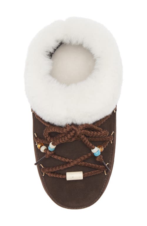 Moon Boot ® Beaded Genuine Shearling Mule