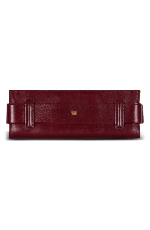 Balmain Anthem Leather Clutch
