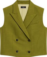 ボトムスその他 Theory Slightly Cropped Double-Breasted Vest With Peak Theory Double Breasted Crop Vest | Nordstrom