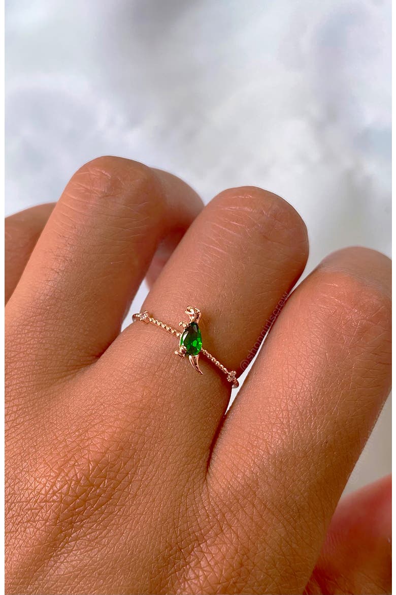 Terrific T-Rex Ring, Alternate, color, GOLD