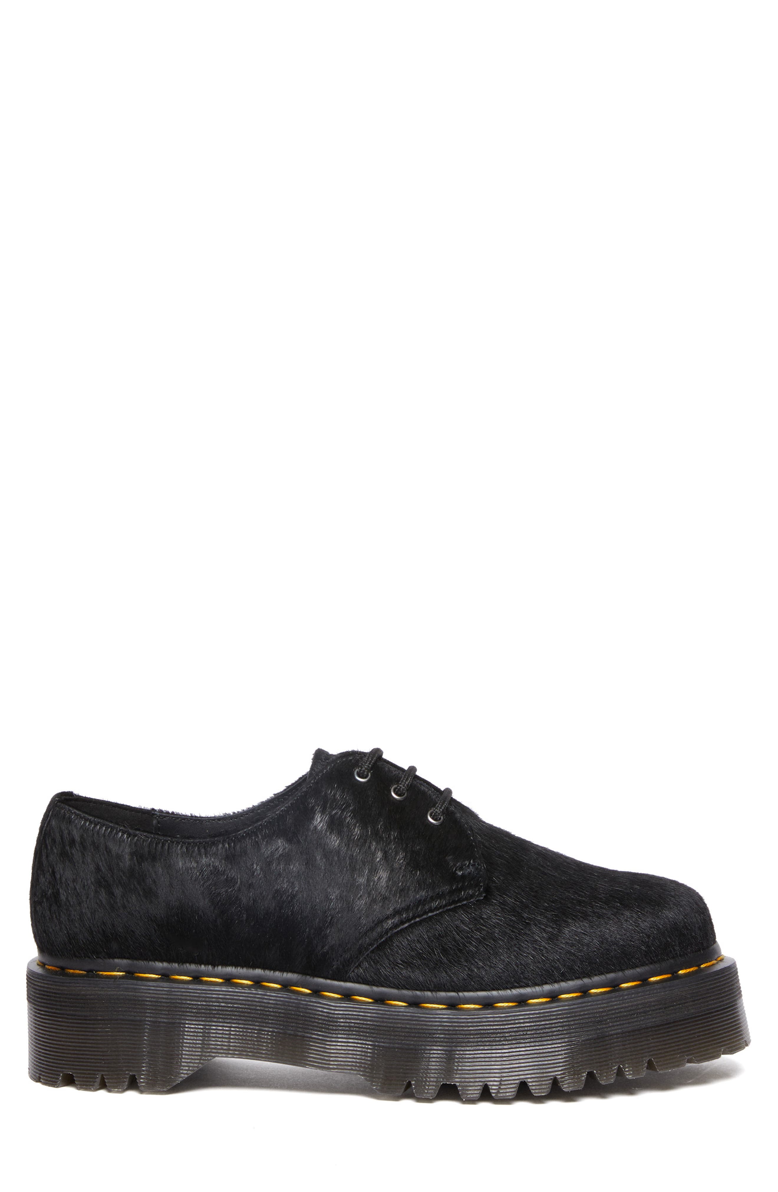 Dr. Martens 1461 Quad Genuine Calf Hair Derby, Alternate, color, 