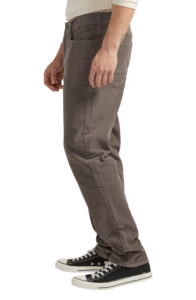 Silver Jeans Co. Eddie Athletic Fit Tapered Corduroy Jeans, Alternate, color,