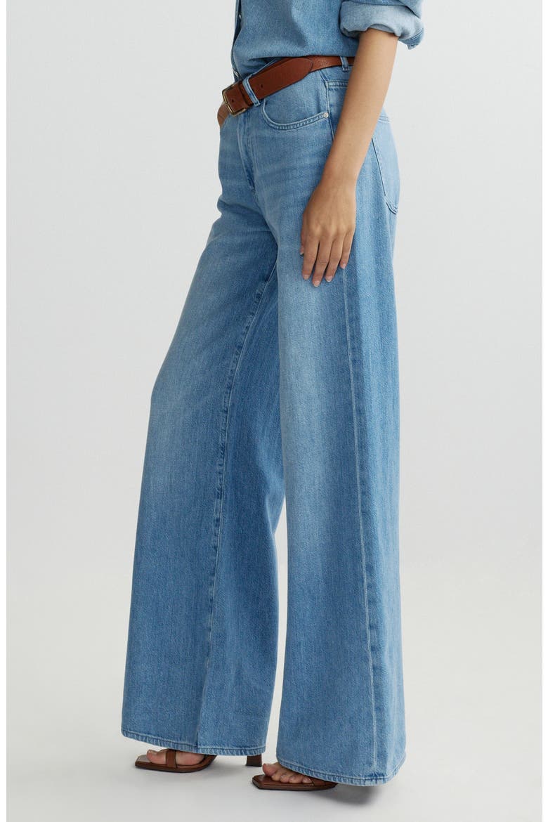 Alex Aura Baggy Low Rise Wide Leg Jeans, Alternate, color, RIVERBANK AURA
